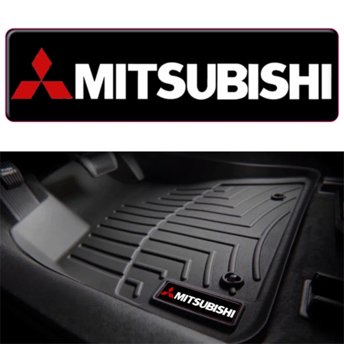 Mitsubishi WeatherTech Floor Mat Badge