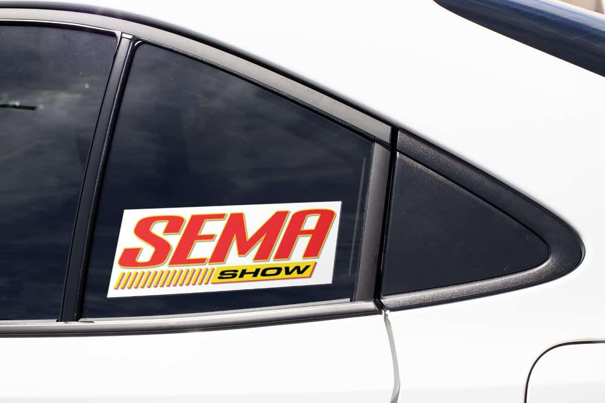 SEMA Show Decal