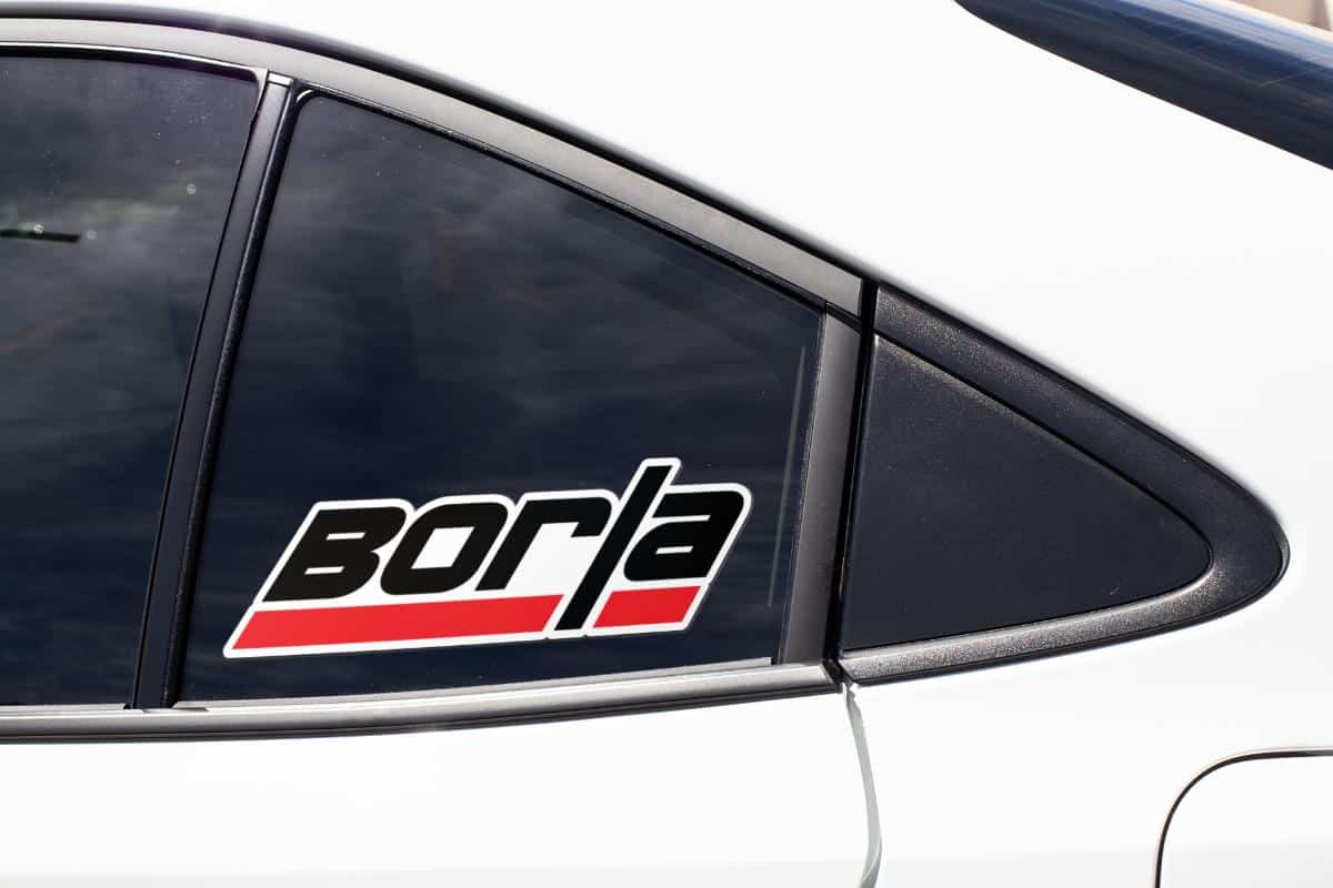Borla Exhaust Decal sticker