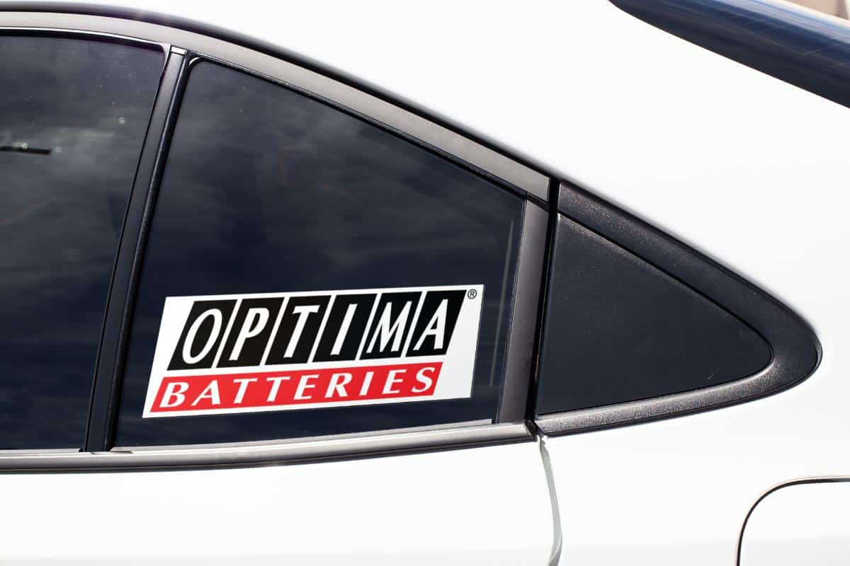 Optima Batteries Decal sticker
