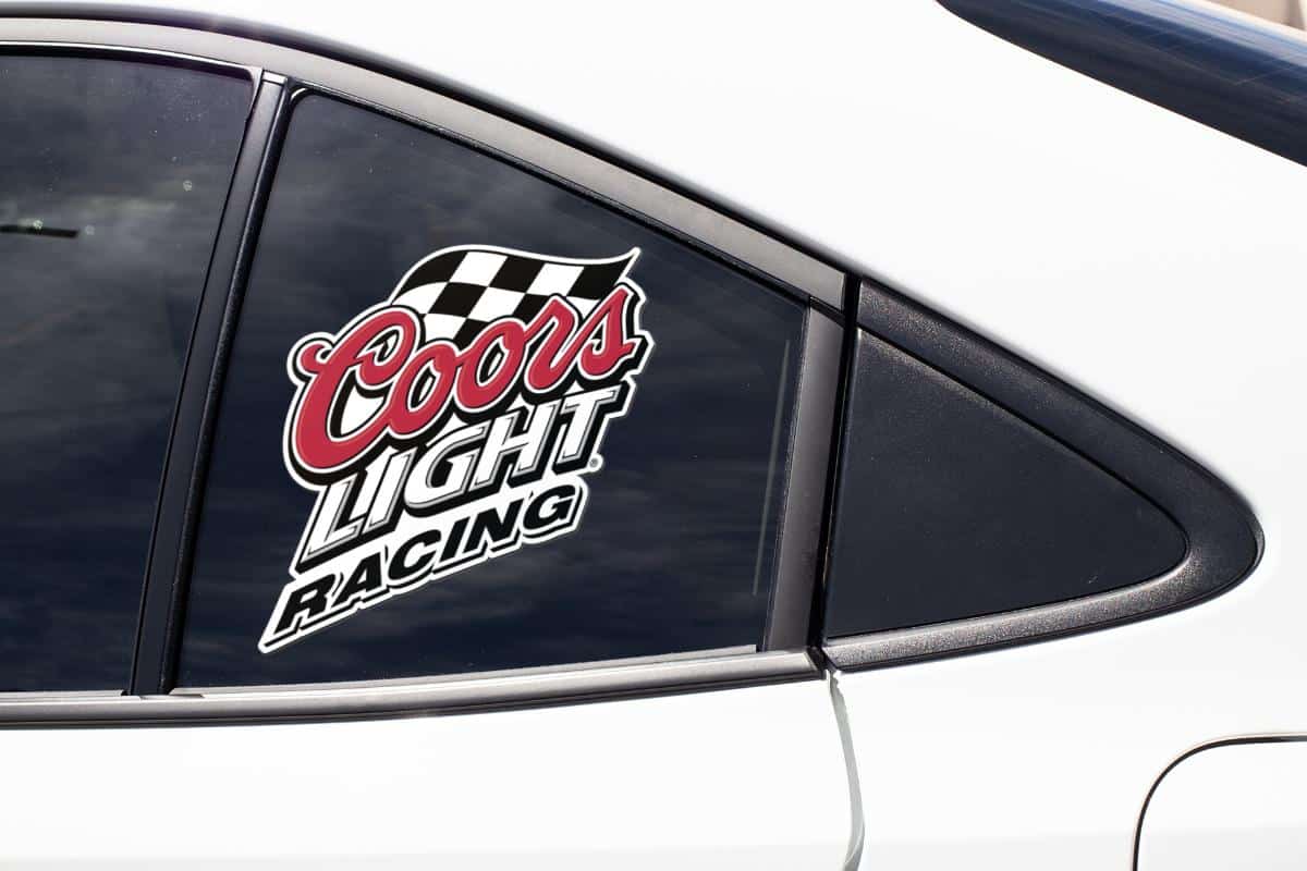 Coors Light Racing Decal