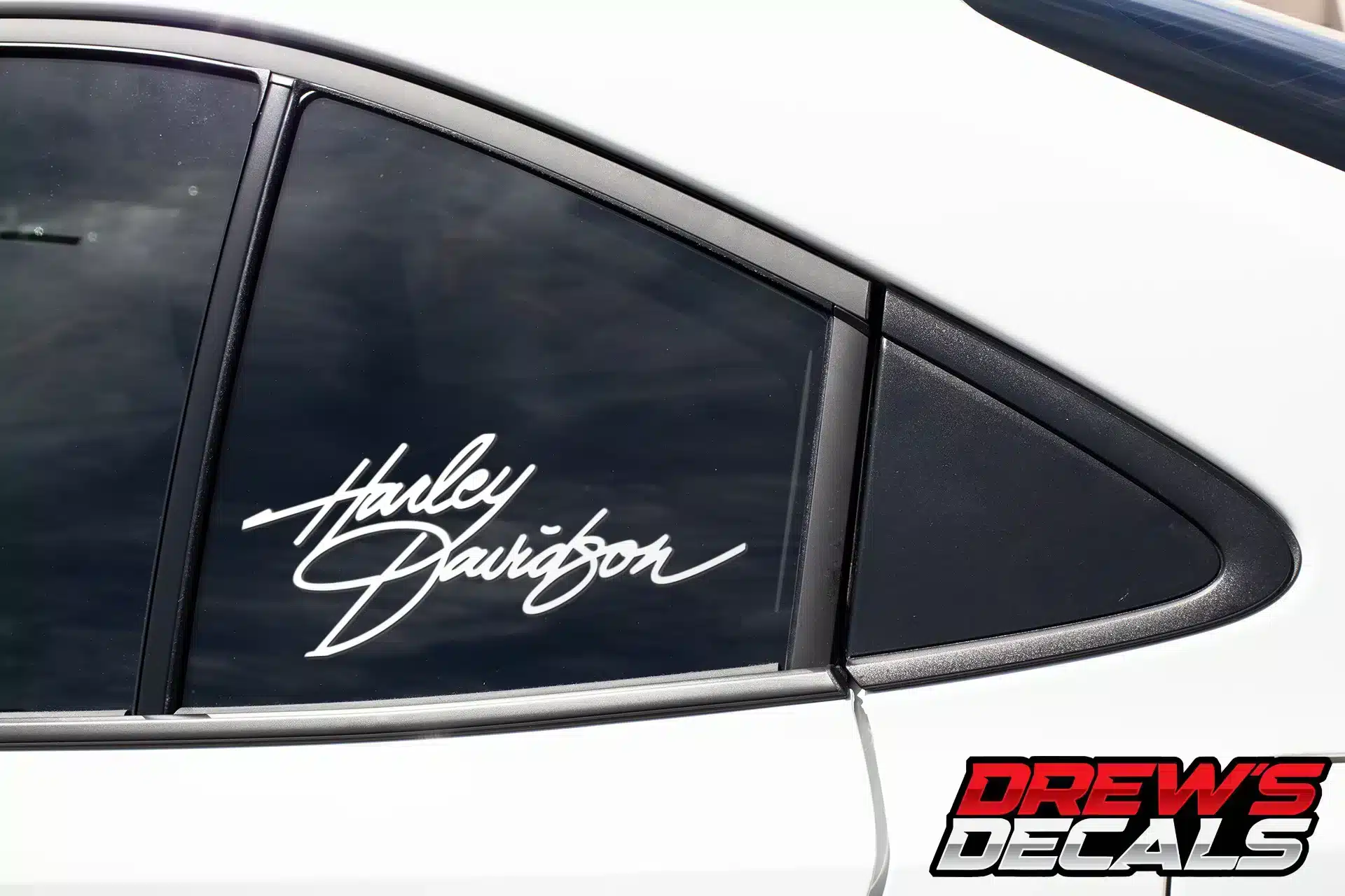 Harley Davidson Script Decal