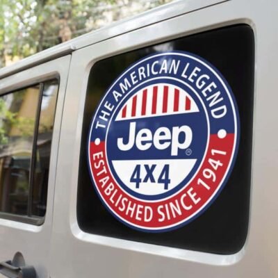 Jeep The American Legend Decal sticker