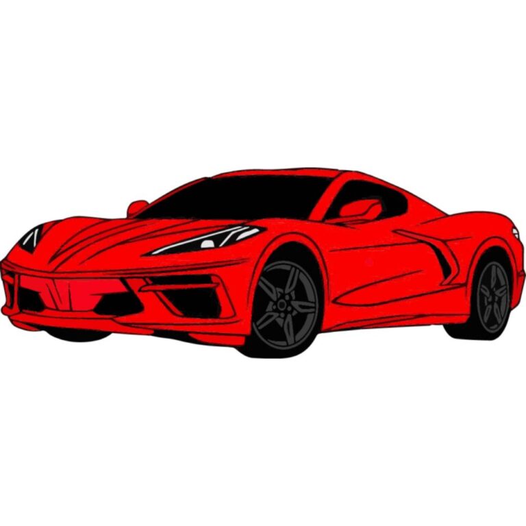 Chevy Corvette C8 Decal