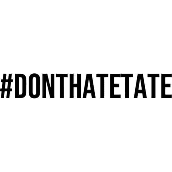 #DONTHATETATE Andrew Tate Decal