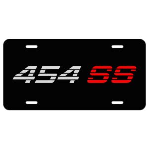 Chevy 454 SS Aluminum License Plate