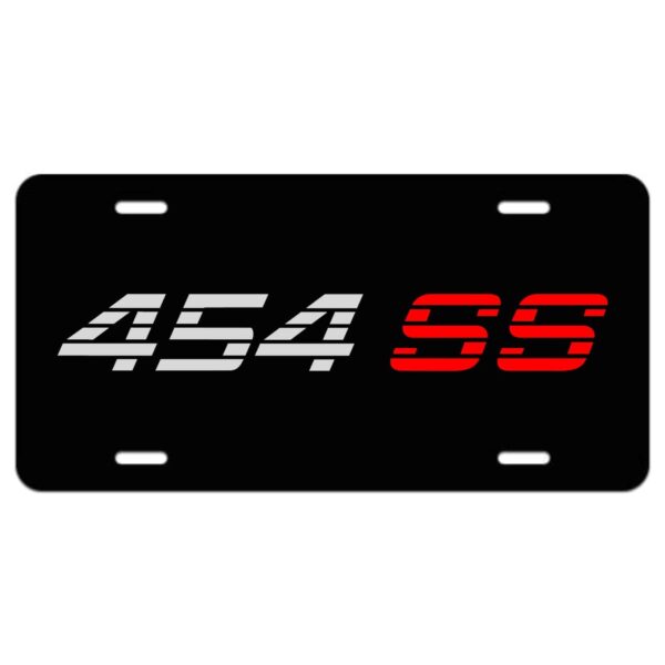 Chevy 454 SS Aluminum License Plate