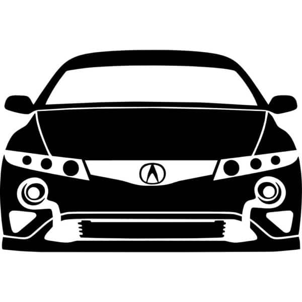 Acura TL Integra RSX Type S Silhouette Decal