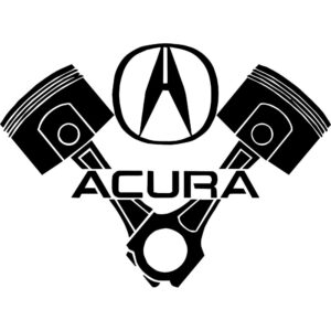 Acura Piston Decal