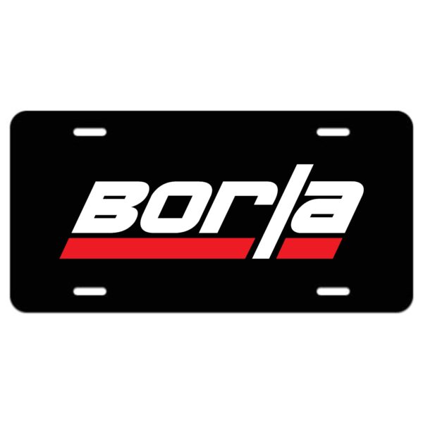Borla Aluminum License Plate