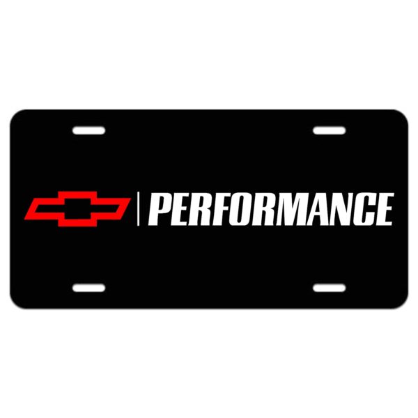 Chevy Performance Aluminum License Plate