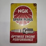 NGK Spark Plugs Vintage Sign