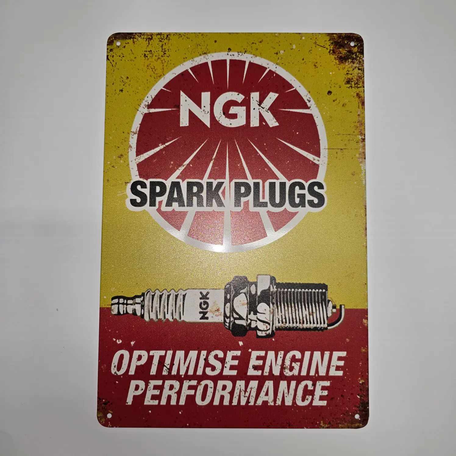 NGK Spark Plugs Vintage Sign