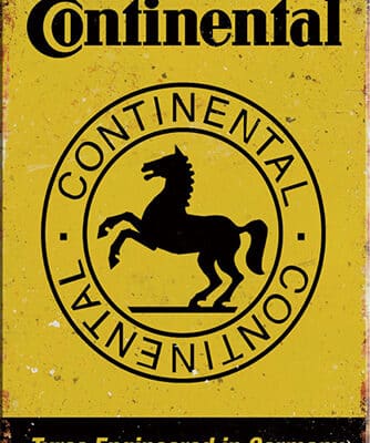 Continental Tires Vintage Sign