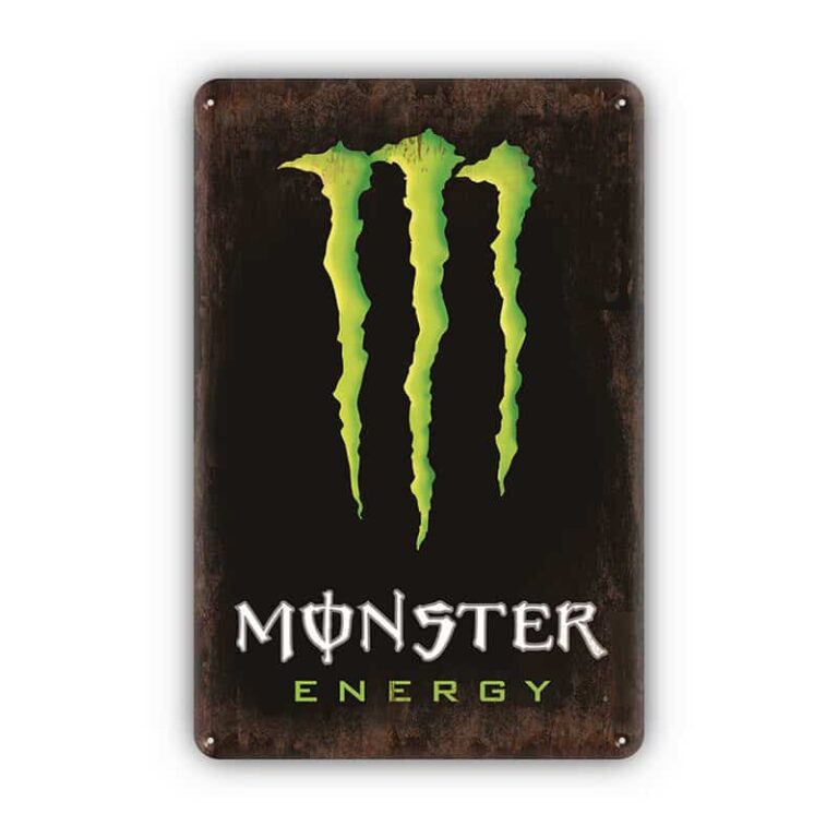 Monster Energy Vintage Sign