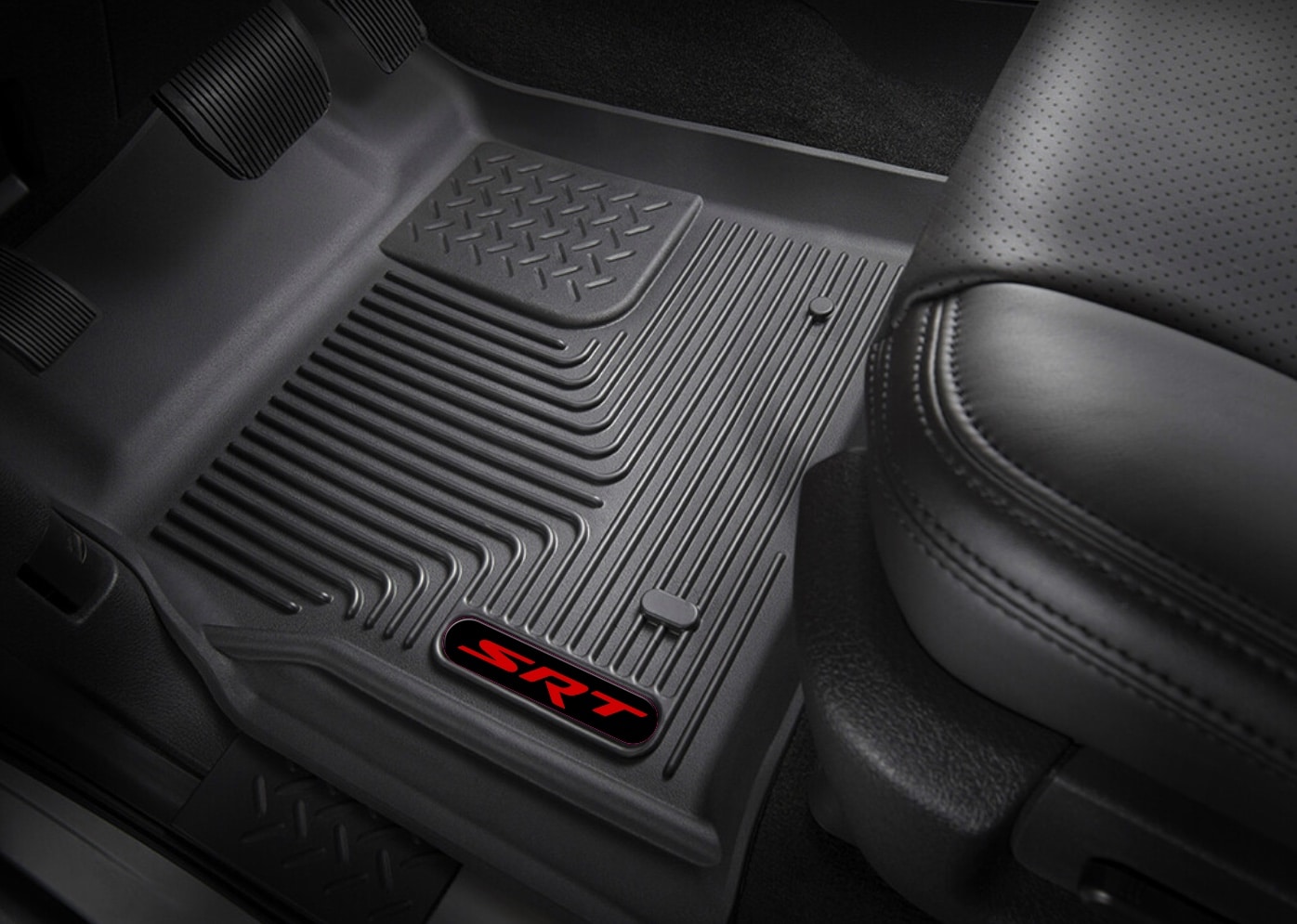 Dodge SRT Husky Liners Floor Mat Badge