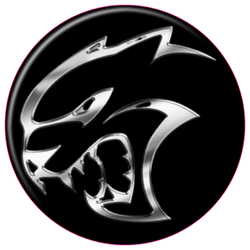 Challenger Hellcat Fuel Door Badge