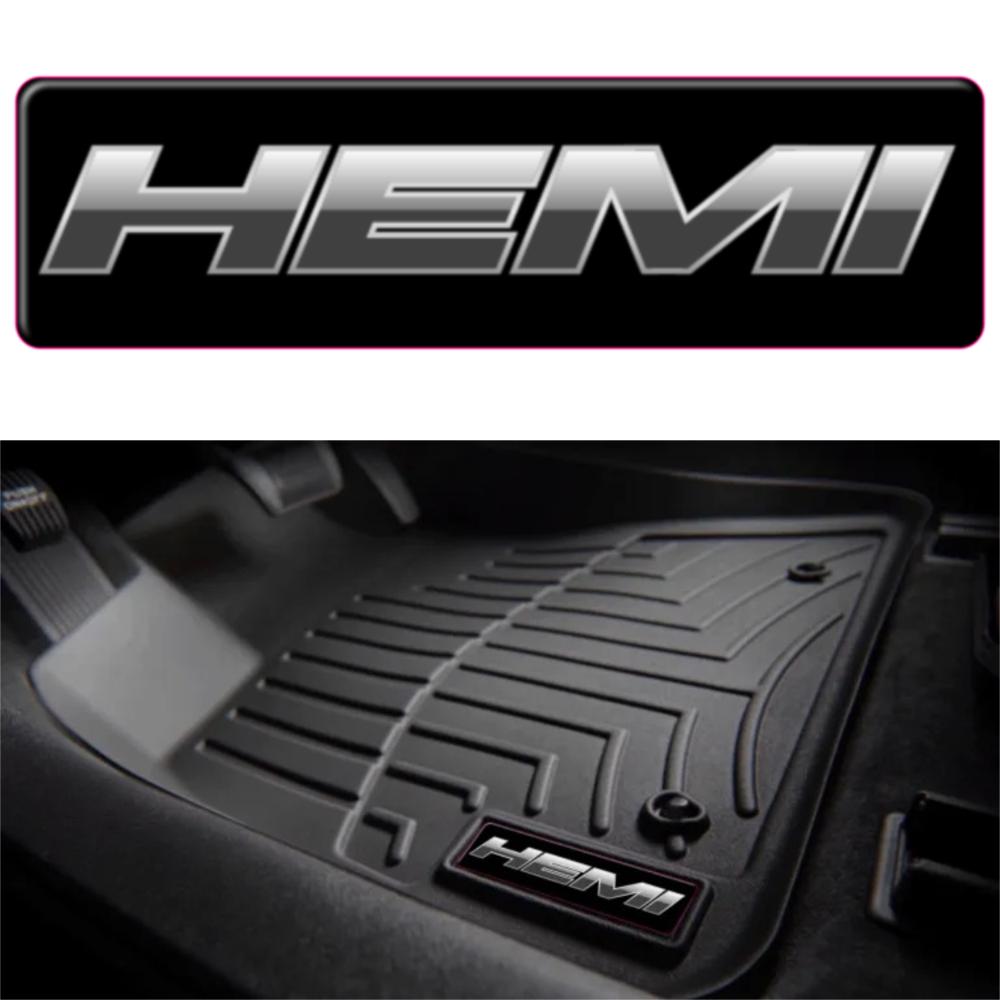 Hemi WeatherTech Floor Mat Badge