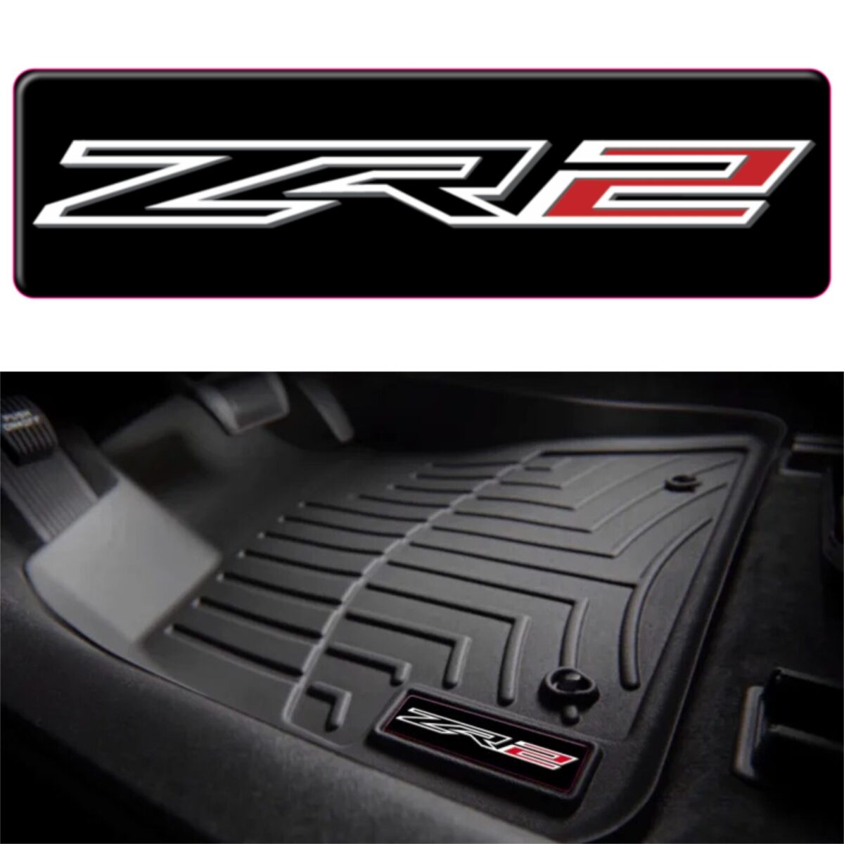 Chevy ZR2 WeatherTech Floor Mat Badge