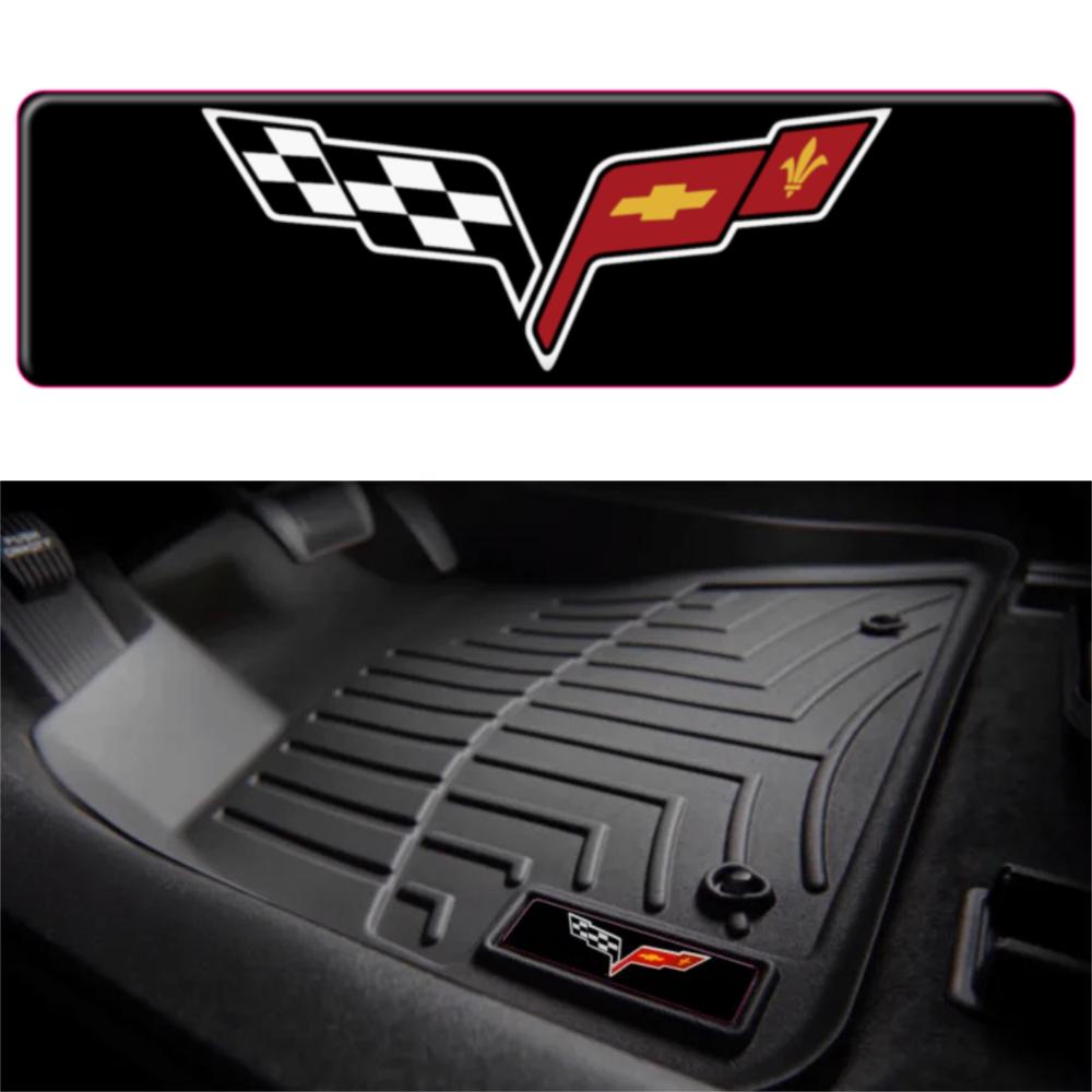Corvette C6 WeatherTech Floor Mat Badge