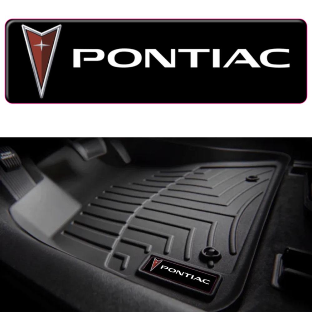 Pontiac WeatherTech Floor Mat Badge