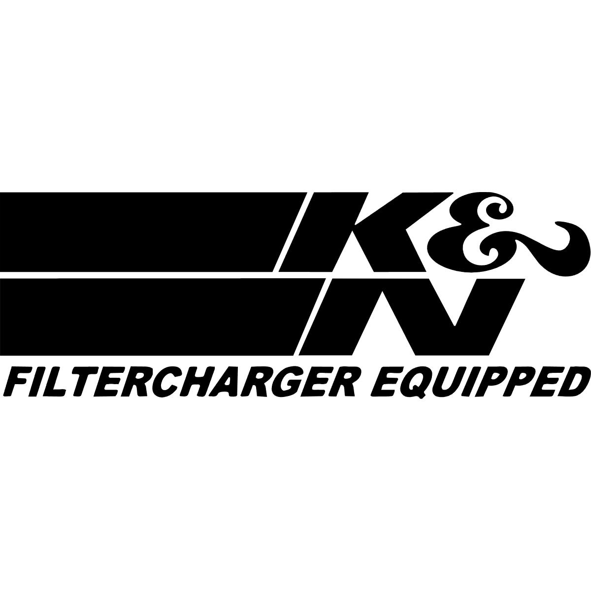 K&N Filtercharger Equipped Decal Sticker