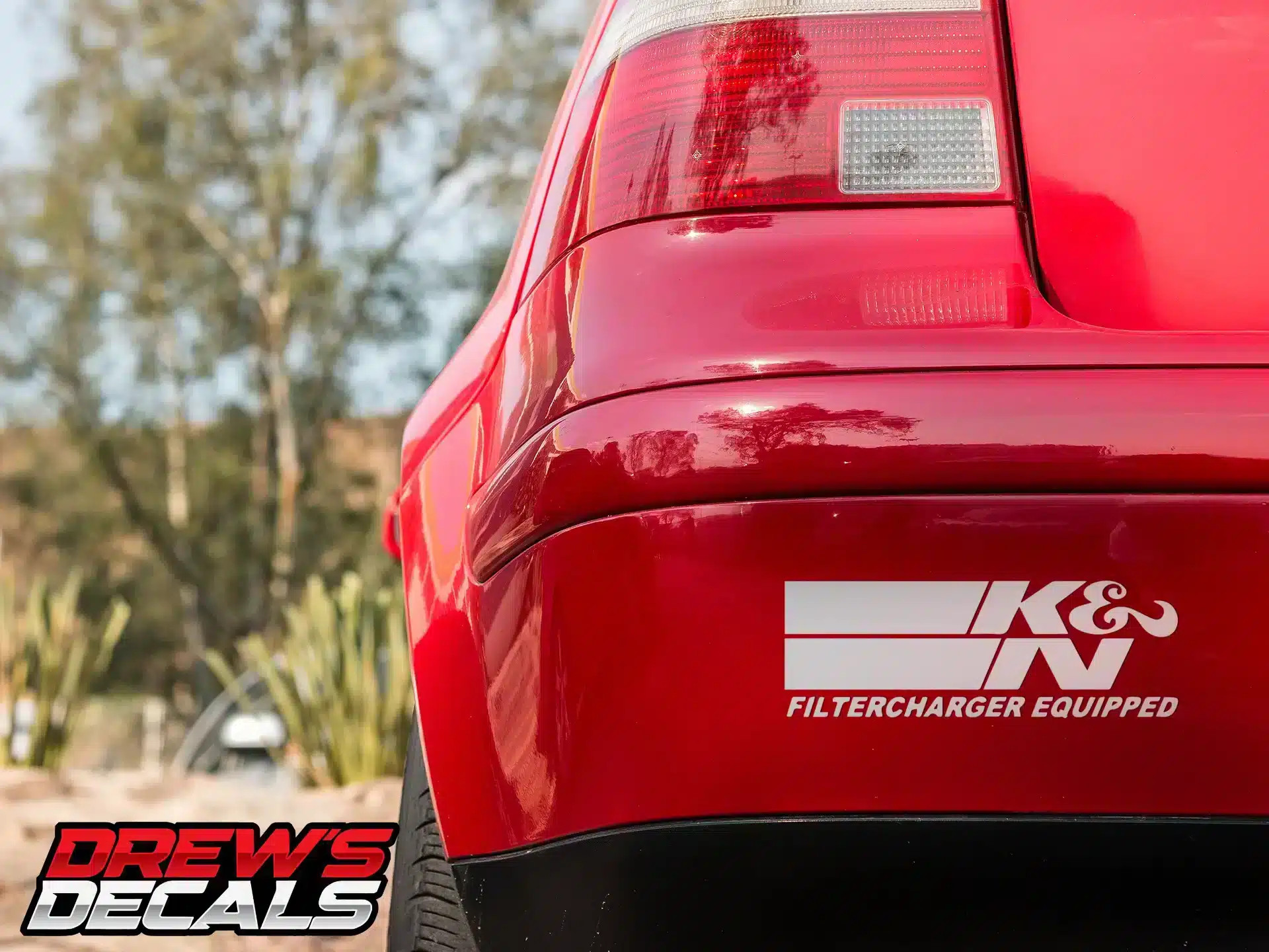 K&N Filtercharger Equipped Decal