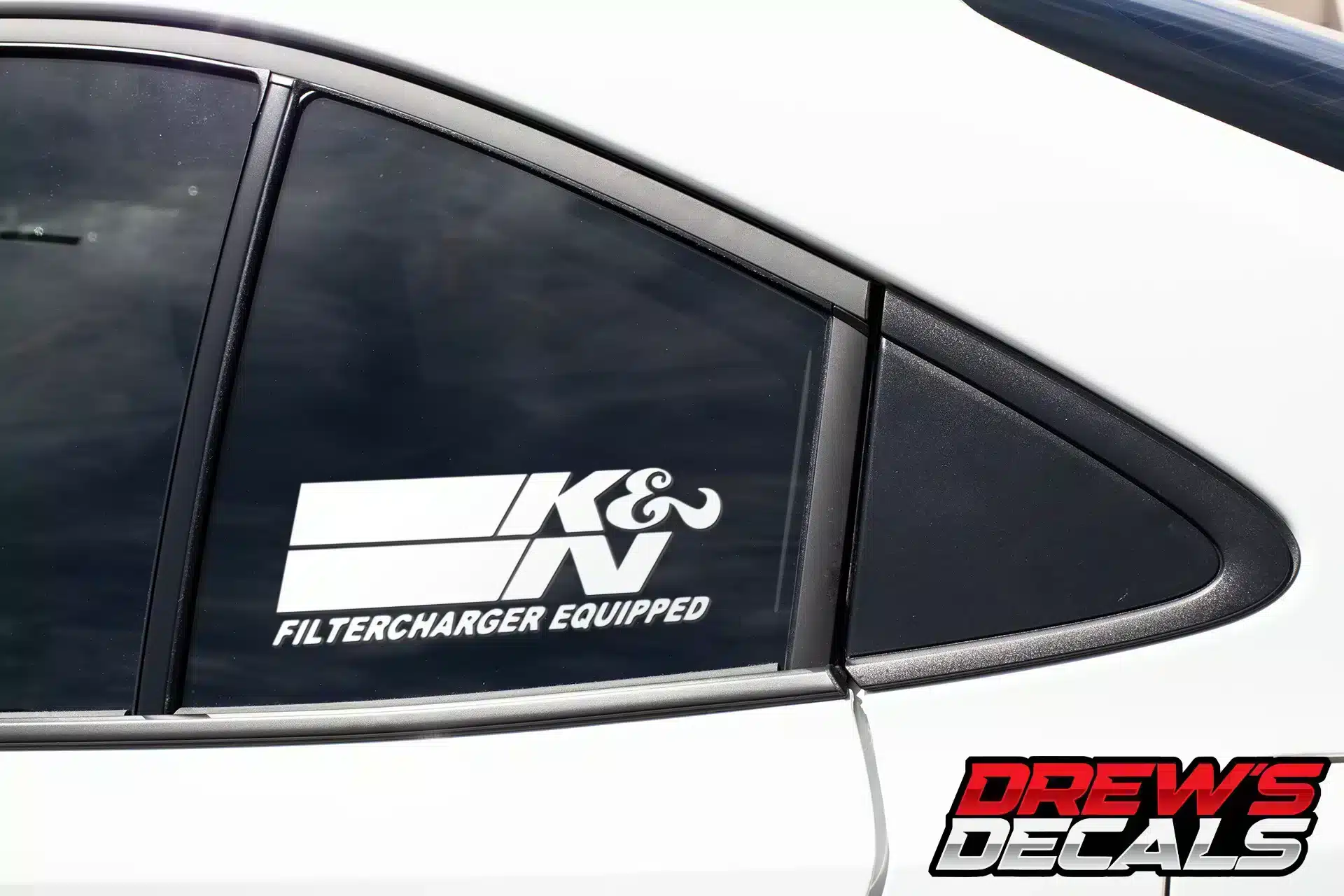 K&N Filtercharger Equipped Decal