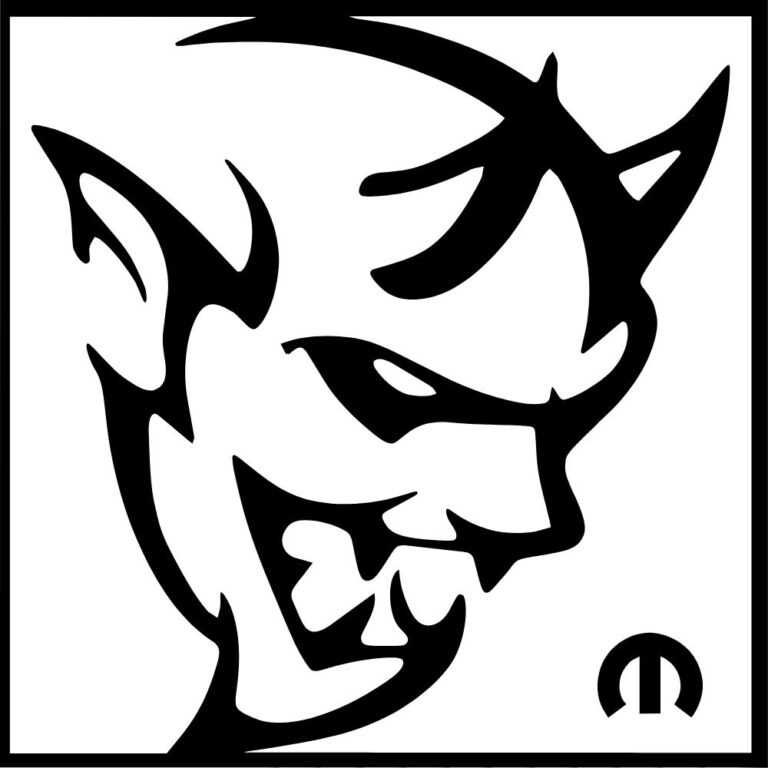 Hellcat Demon Mopar Decal