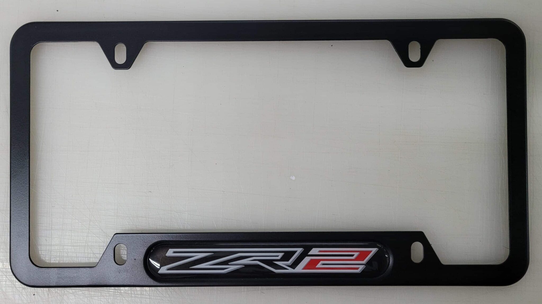 Chevy ZR2 License Plate Frame