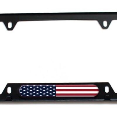 American Flag License Plate Frame