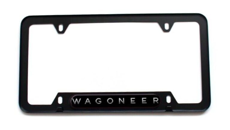 Jeep Wagoneer License Plate Frame