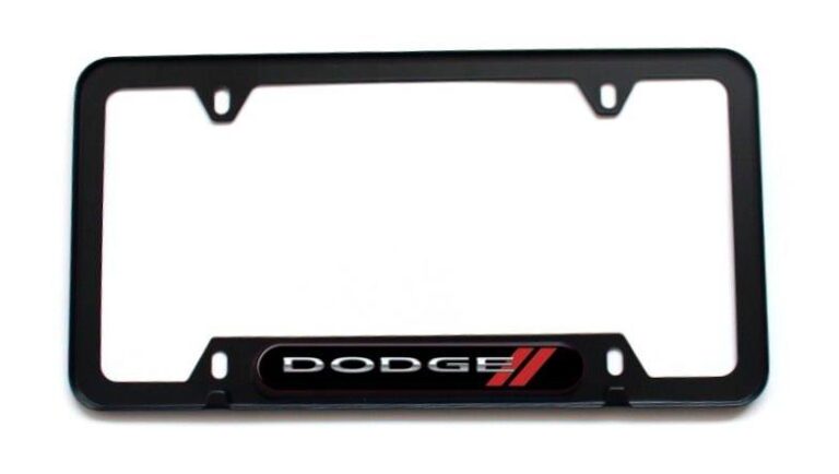 Dodge License Plate Frame