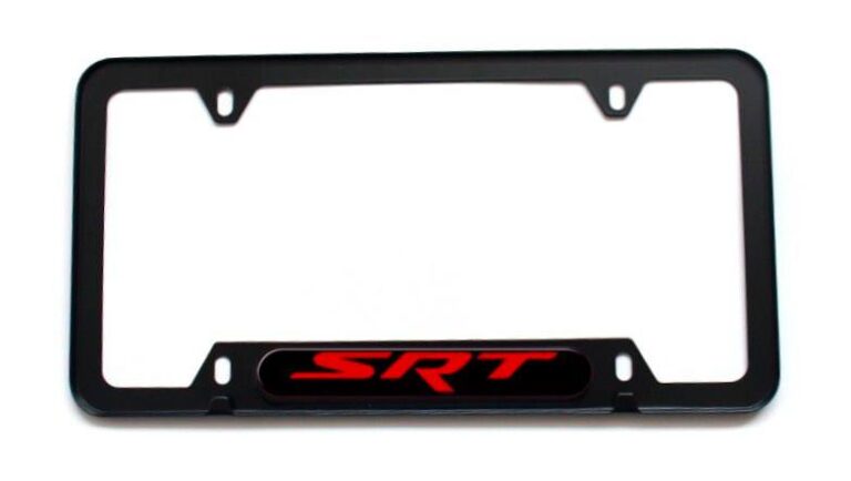 SRT License Plate Frame