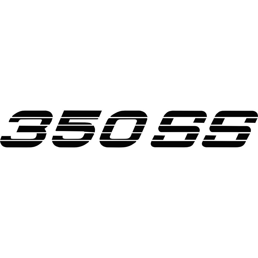 Chevy 350 SS Decal
