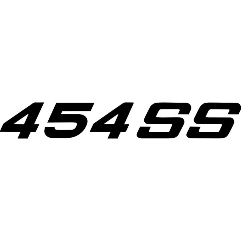 Chevy 454 SS Decal