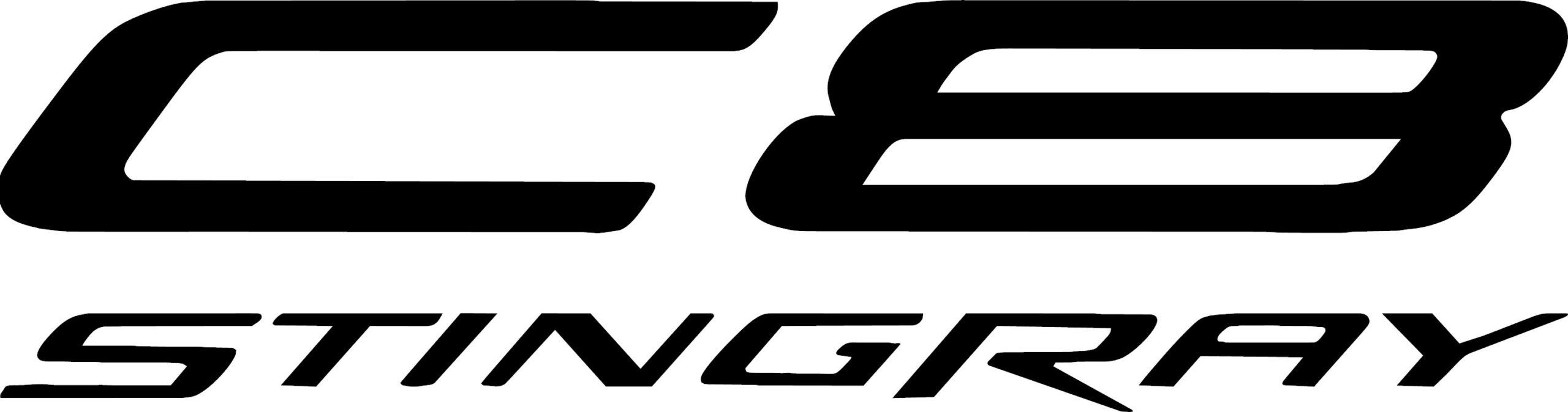 Corvette Racing Logo Wall Decal - Red Vinyl Sticker For Home Decor & Garage - Oracal