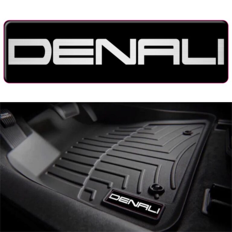 GMC Denali WeatherTech Floor Mat Badge