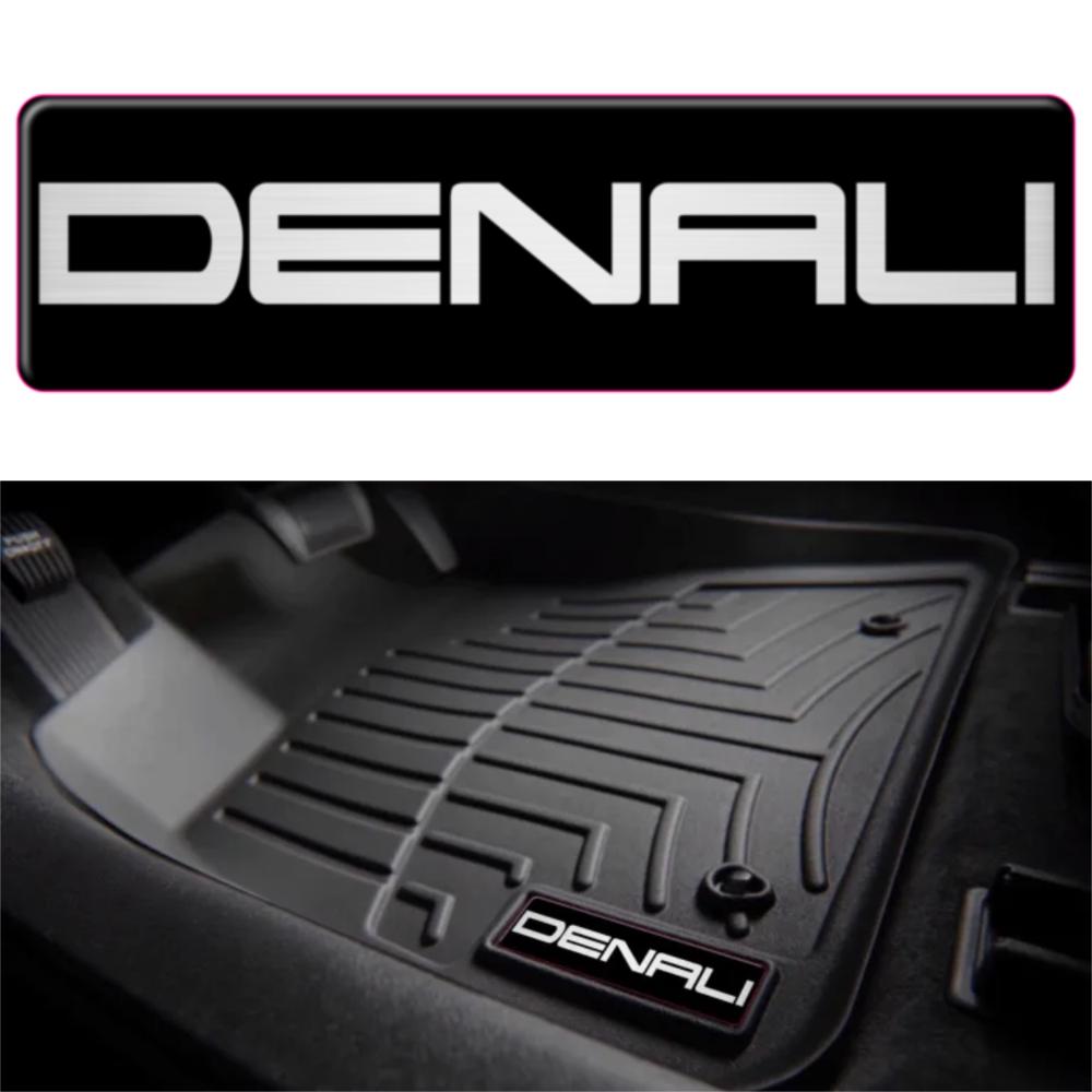 GMC Denali WeatherTech Floor Mat Badge
