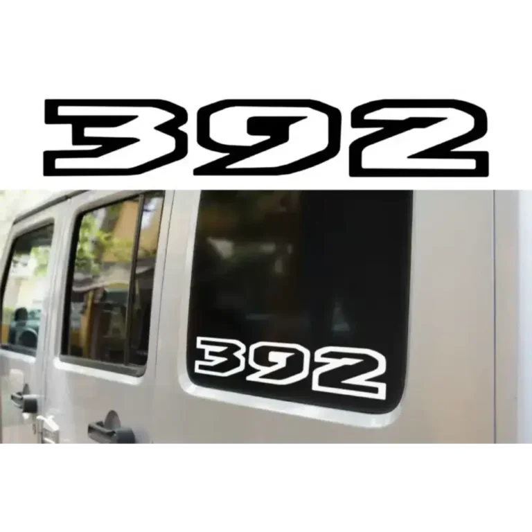 Jeep Wrangler Rubicon 392 Decal