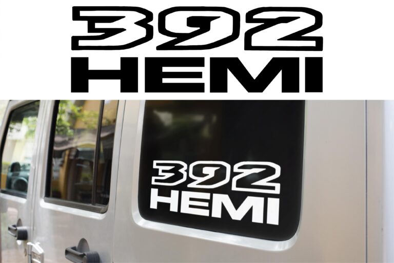 Jeep Wrangler Rubicon 392 Hemi Decal