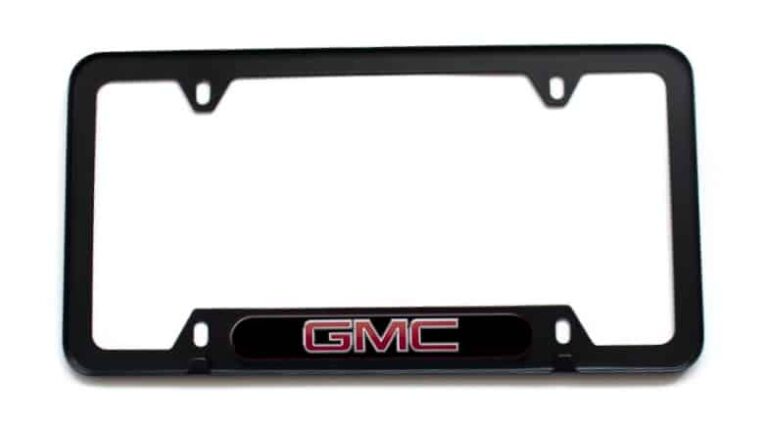 GMC License Plate Frame