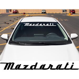 Mazdarati Windshield Banner