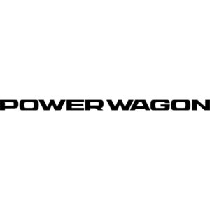Ram Power Wagon Decal