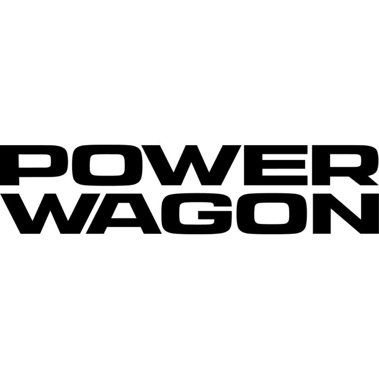 Ram Power Wagon Decal