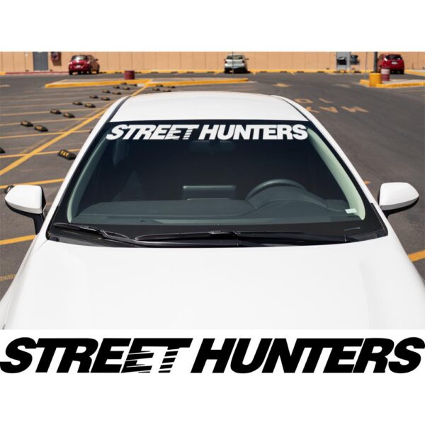 Street Hunters Windshield Banner
