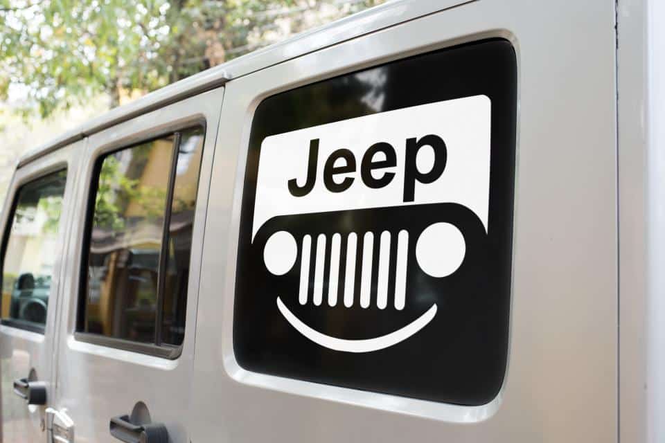 Jeep Smile Decal