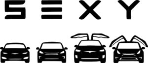Tesla SEXY Decal