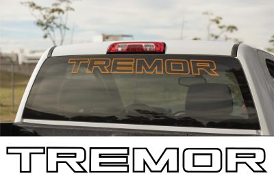Ford Tremor Outline Windshield Banner