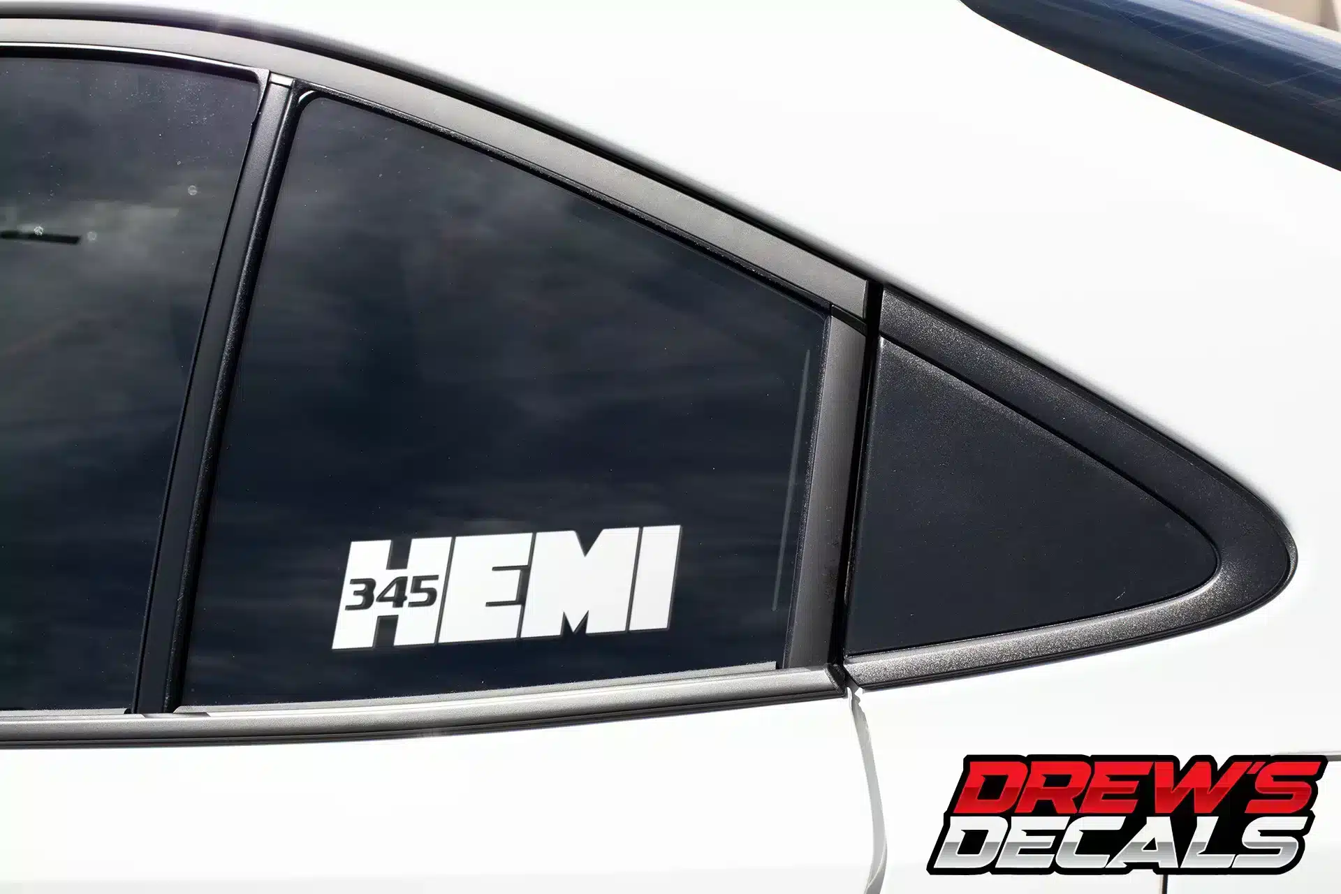 Dodge 345 Hemi Decal